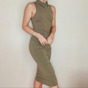Green Fitted Dress